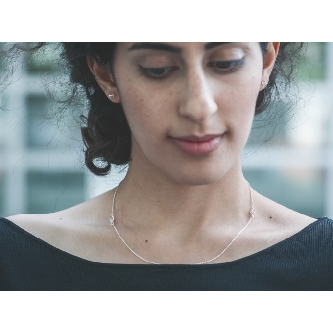Jonathan Radetz Jewellery, Ohrstecker KISSKISS, Silber 925
