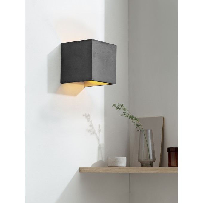 GANTlights [B3]dark Wandlampe quadratisch