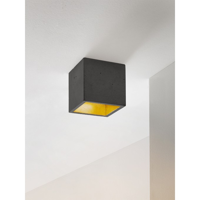 GANTlights [B7]dark Deckenspot quadratisch