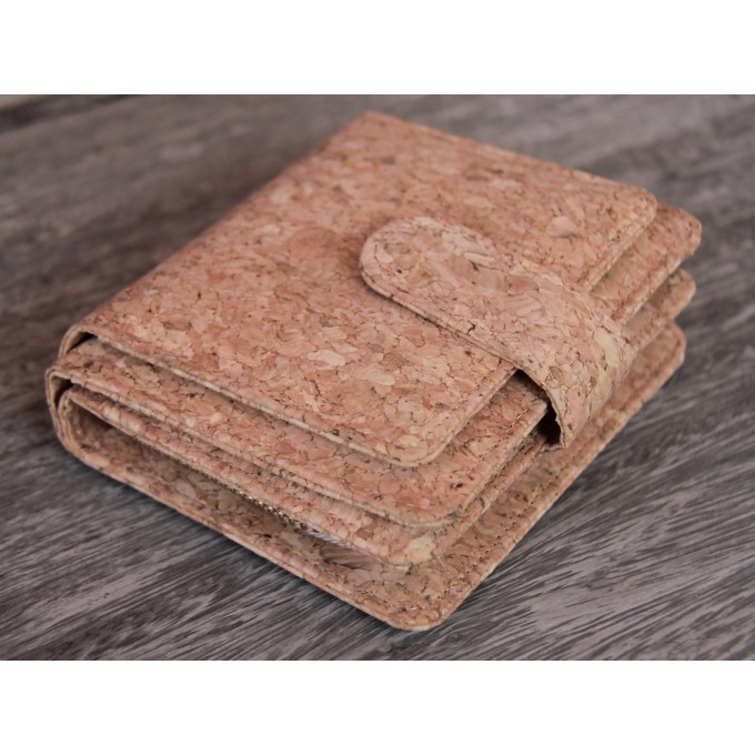 Portemonnaie handmade aus Kork mit Zipper BY COPALA
