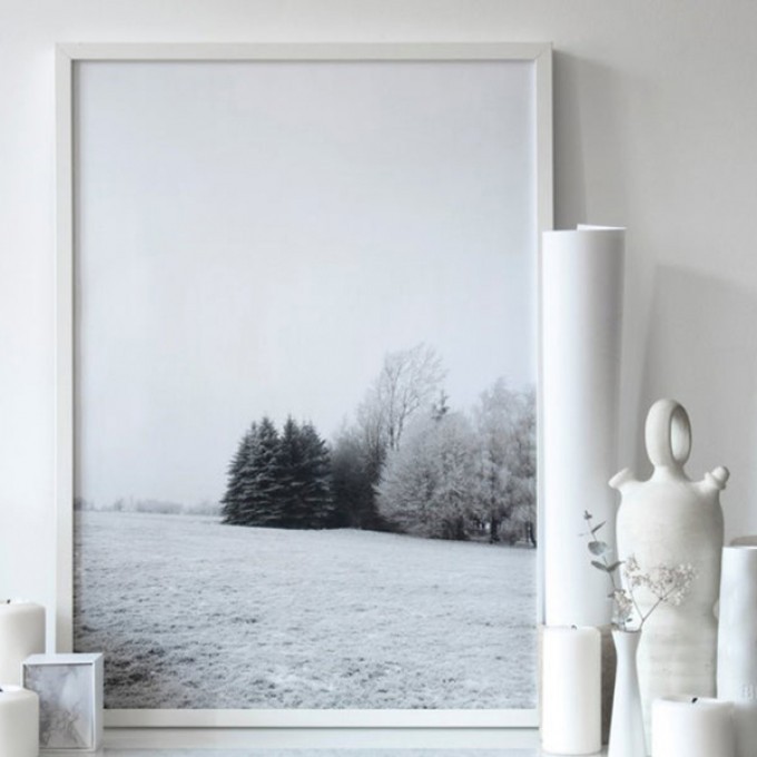 nahili ARTPRINT/POSTER "winter wonderland" Schnee Landschaft (DIN A1/A3 & 50x70cm)
