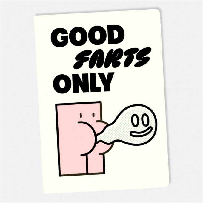 Klappkarte Good Farts Only – Brunhilda