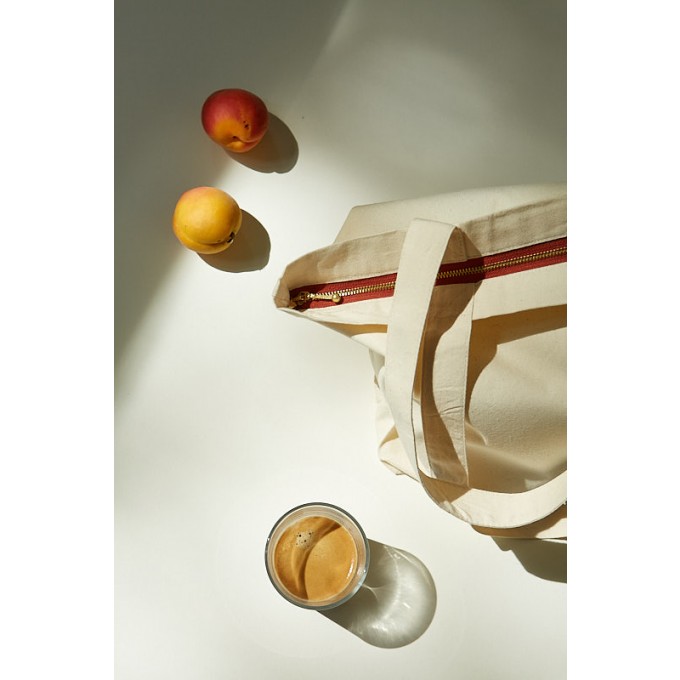Since. Shopper mit goldenem Reißverschluss (rost)