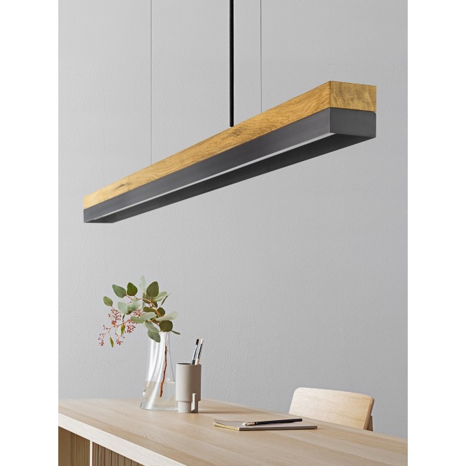 GANTlights - Hängeleuchte [C-Serie]Gunmetal  Lampe minimalistisch