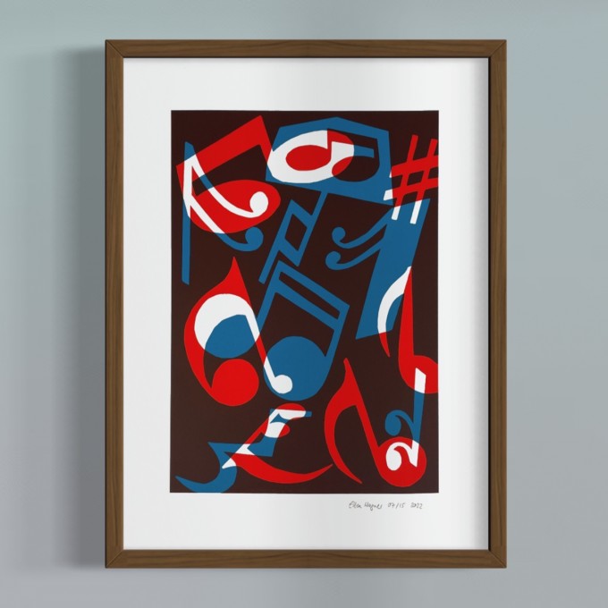 Print now - Riot later ● Out of tune II Siebdruck