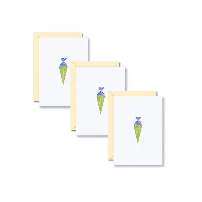 Schultüte, Postkarte 3er-Set - SANS