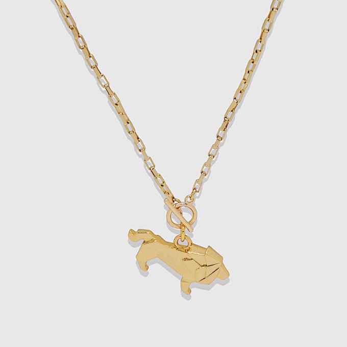 Valerie Chic - Origami 3D Löwe Vintage Kette