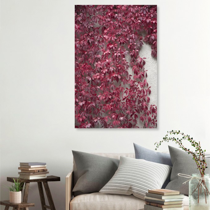 nahili ARTPRINT / POSTER "beauty of autumn" (DIN A1/A3 & 50x70cm) rote Blätter im Herbst Fotografie