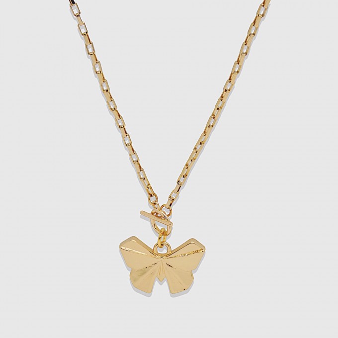 Valerie Chic - Origami 3D Schmetterling Vintage Kette 