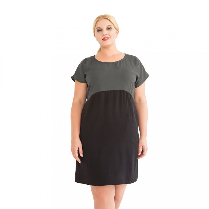 WiDDA - Kleid "Too Grey" aus Tencel