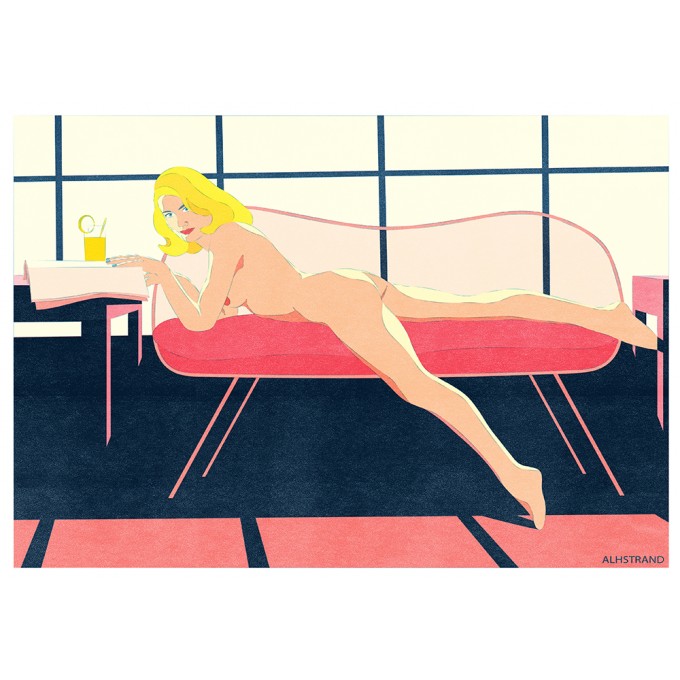 Haus der Riso - Ahlstrand - A3 Risograph-Druck