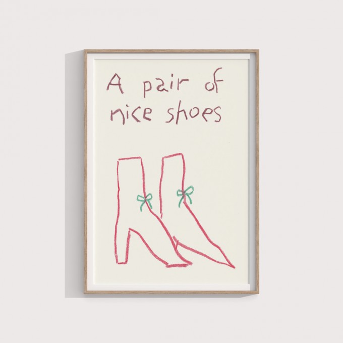 A pair of nice shoes – Print von Lavanda Posters