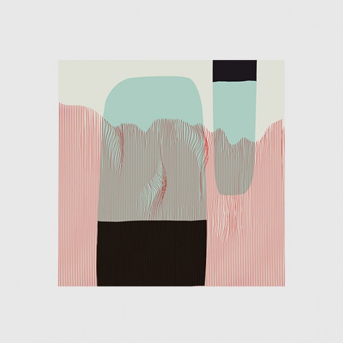 ZEITLOOPS "Abstrakte Landschaft", Posterprint