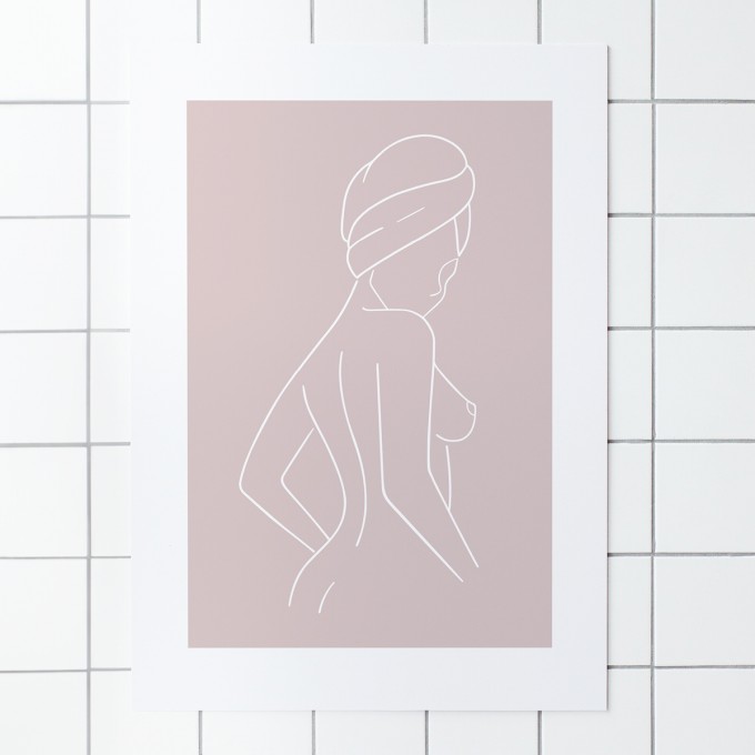 After Shower | A3 Poster, Plakat | Slow Sunday Studio