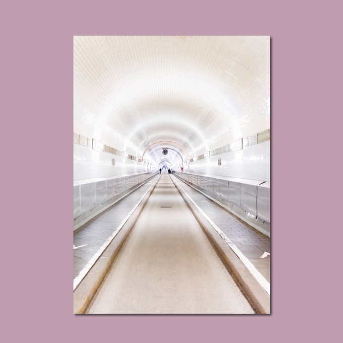 'Alter Elbtunnel' limitierter Fotodruck auf Naturpapier, DIN A2, klimaneutral gedruckt / Ankerwechsel Verlag