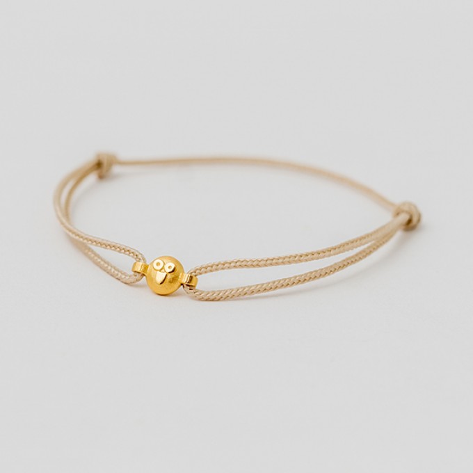 related by objects - vibe bracelet - wanna play? - 925 Sterlingsilber - 18k goldplattiert