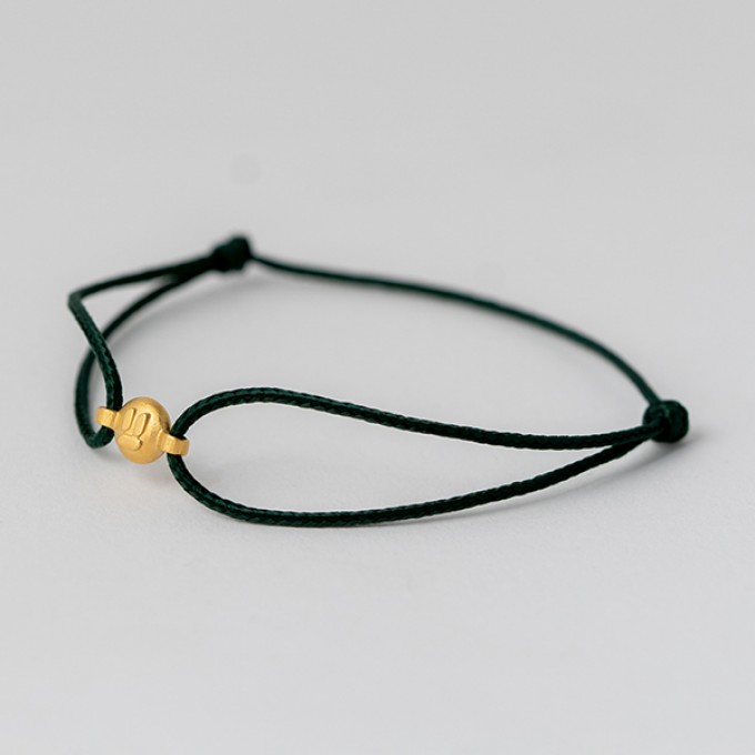 related by objects - vibe bracelet - nevermind - 925 Sterlingsilber - 18k goldplattiert