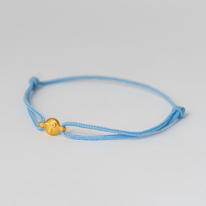 related by objects - vibe bracelet - let’s get silly - 925 Sterlingsilber - goldplattiert