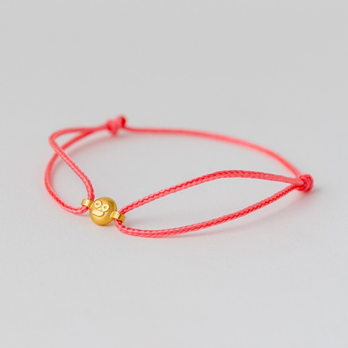 related by objects - vibe bracelet - it's ok to be not ok - 925 Sterlingsilber - goldplattiert 
