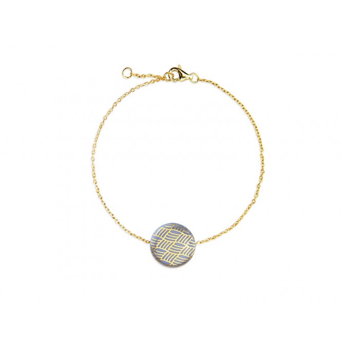 lille mus 
Porzellan-Armband Knoten (Farbwahl)