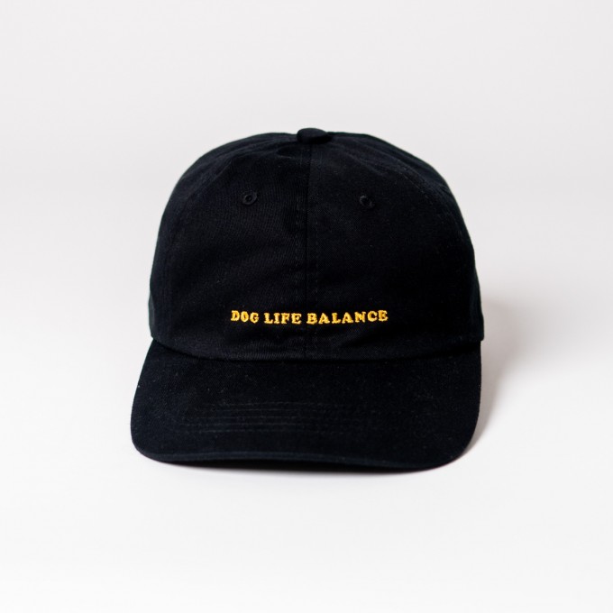 Dog Life Balance Premium Dad Cap - black & orange - arrel