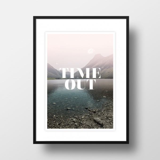 Amy & Kurt Berlin A4 Artprint "Time Out"