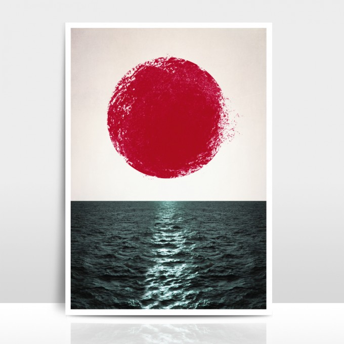 Amy & Kurt Berlin A3 Artprint "Sunset"