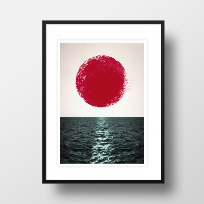 Amy & Kurt Berlin A4 Artprint "Sunset"
