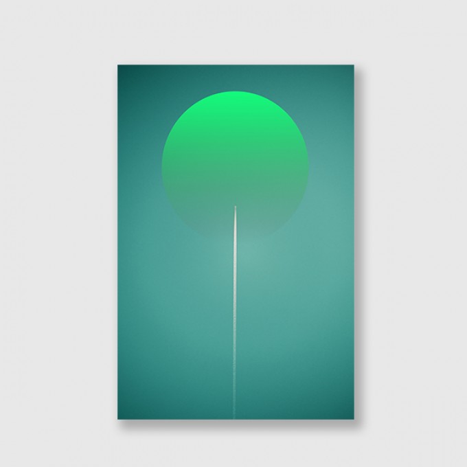 ZEITLOOPS "Aufwärts", Druck auf Aludibond, 30x45 cm