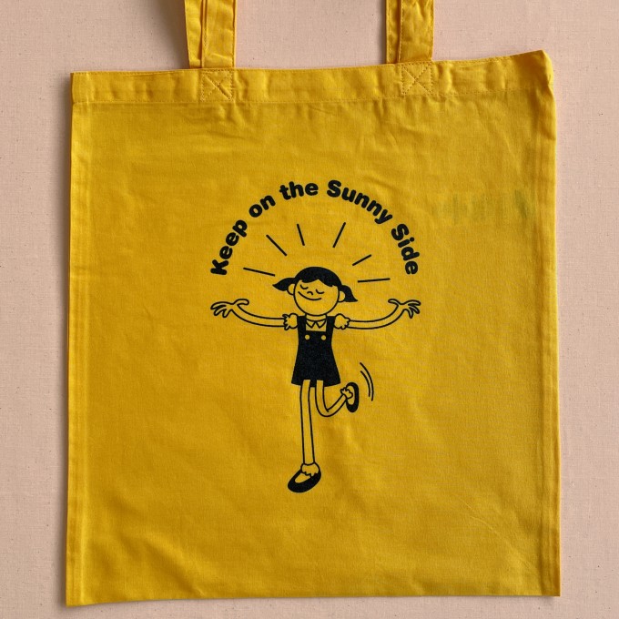 Print now - Riot later ● Keep on the sunny side Stofftasche in 4 Farben