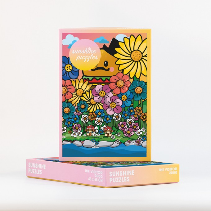 SUNSHINE PUZZLES, MOTIV "THE VISITOR", 2000 TEILE PUZZLE