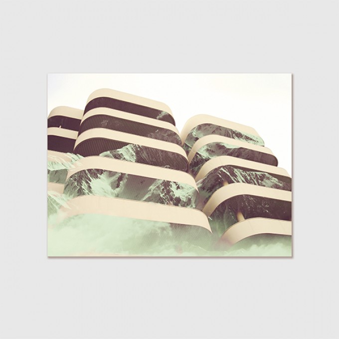 ZEITLOOPS "Balkons", Poster ca. A4 / A3