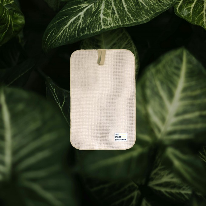 We Make Patterns - Reisehandtuch Baumwolle Klein Beige