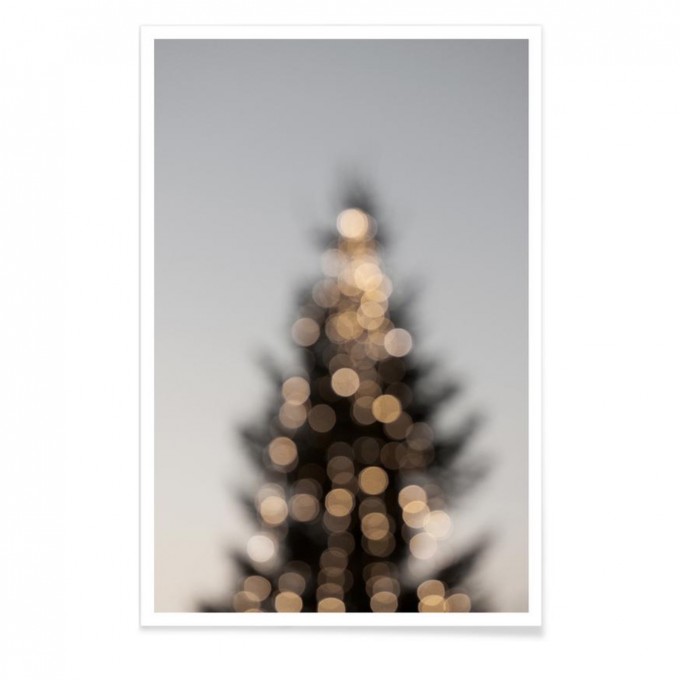 nahili ARTPRINT / POSTER "Merry Merry Christmas" eco Tannenbaum (DIN A1/A3 & 50x70cm) Weihnachtsbaum
