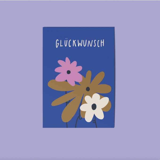 Girls in Motion Glückwunsch Postkarte A6