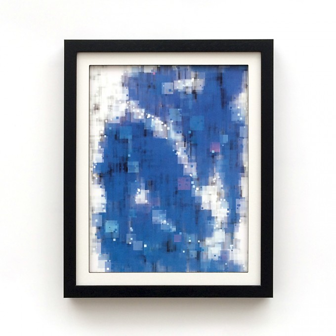 Konrad Bande Druck - Blau