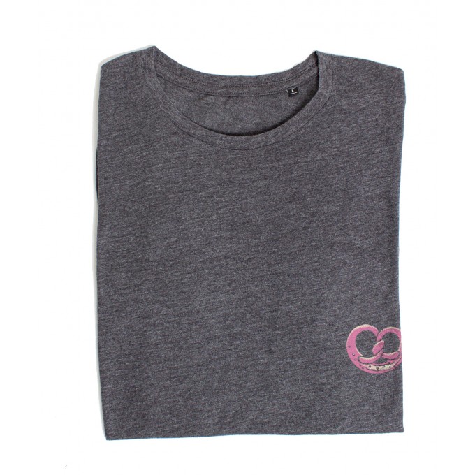 Martin Krusche - Männershirt »Brezel« Darkheathergrey
