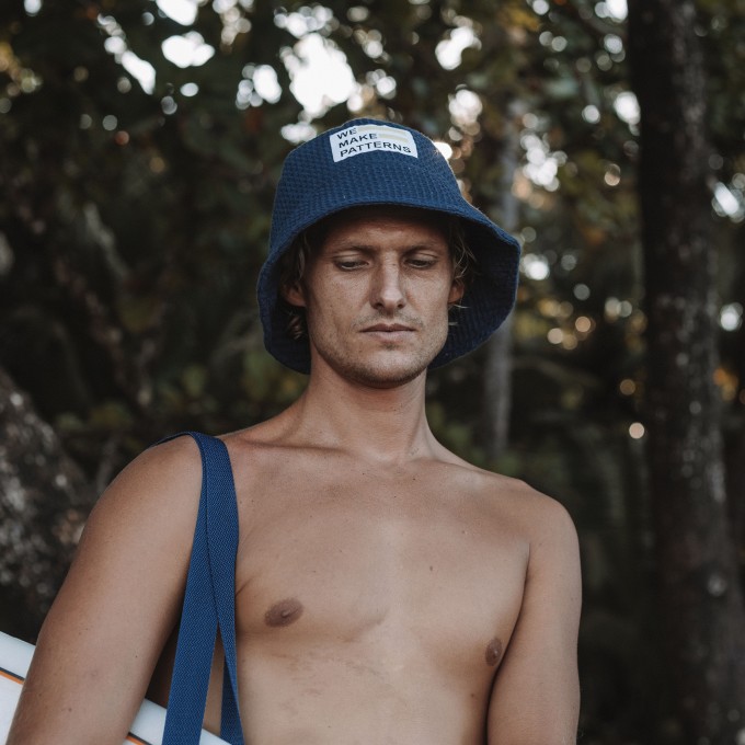 We Make Patterns - Bucket Hat Blau