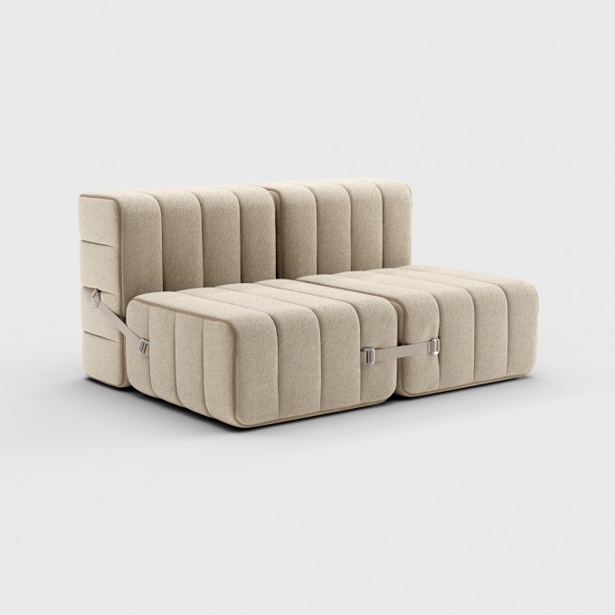 AMBIVALENZ Curt Set 4 - Stoff Jet