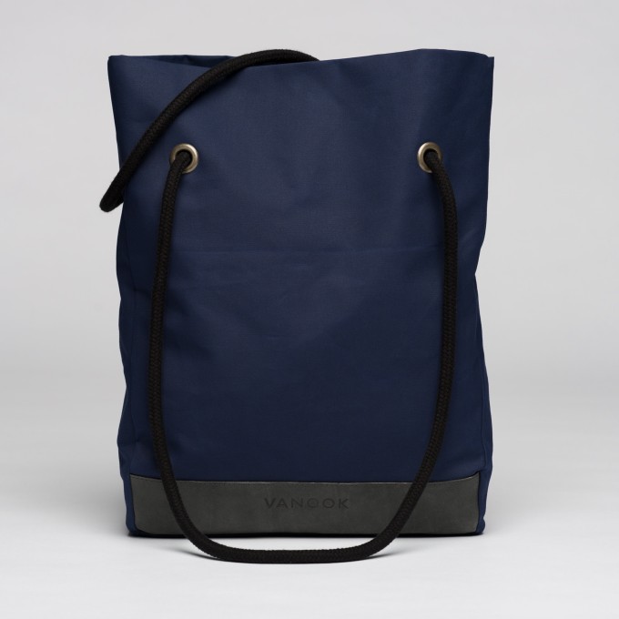 VANOOK Shopper Navy / Stone