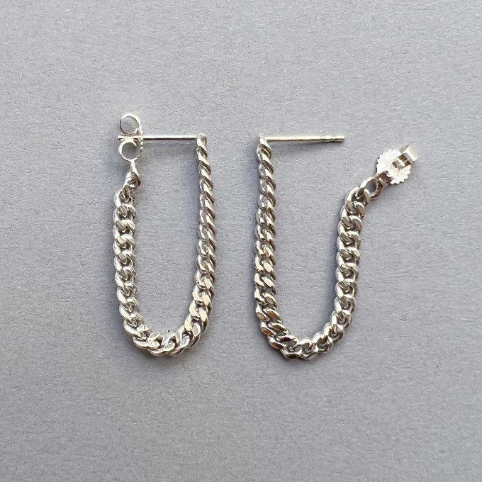 Teresa Gruber 
Ohrringe „Chain“ 
925 Silber