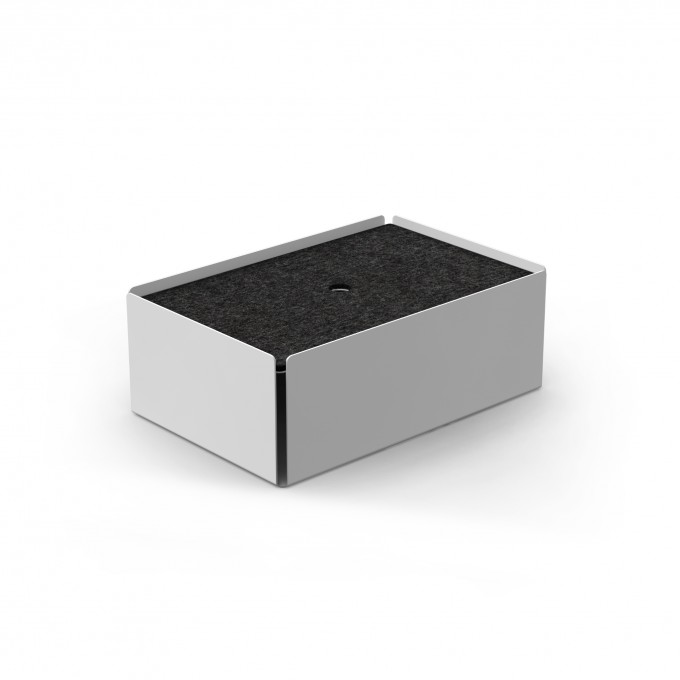 Charge-Box Ladestation Lichtgrau / Filz Granit Meliert