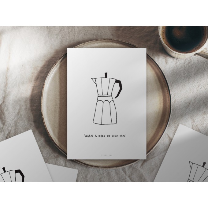 typealive / Weihnachtskarten 4er Set / Cold Days