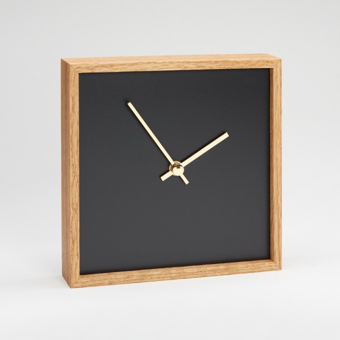 the square - schwarz | Constantin Lindner | Wanduhr Standuhr Uhr