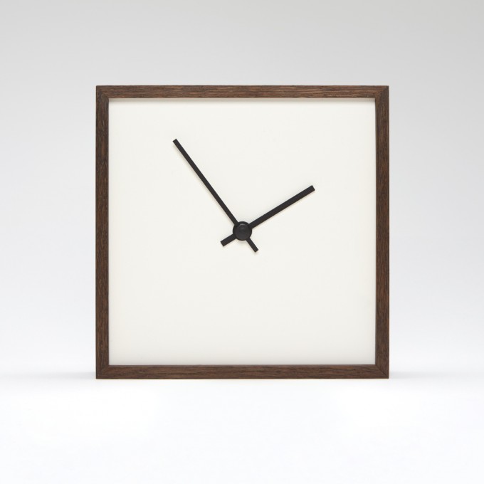 the square - weiß | Constantin Lindner | Wanduhr Standuhr Uhr