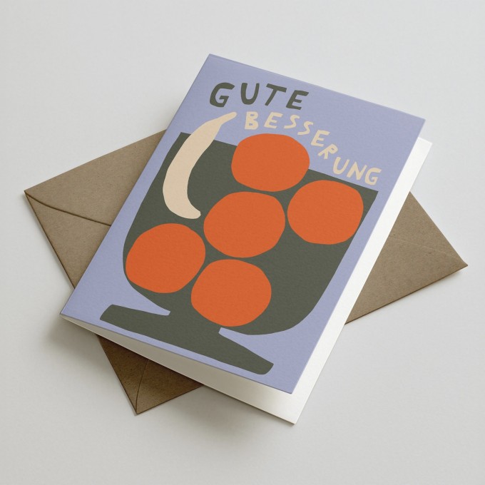 Gute Besserung Karte mit Umschlag - ANOULI.STUDIO