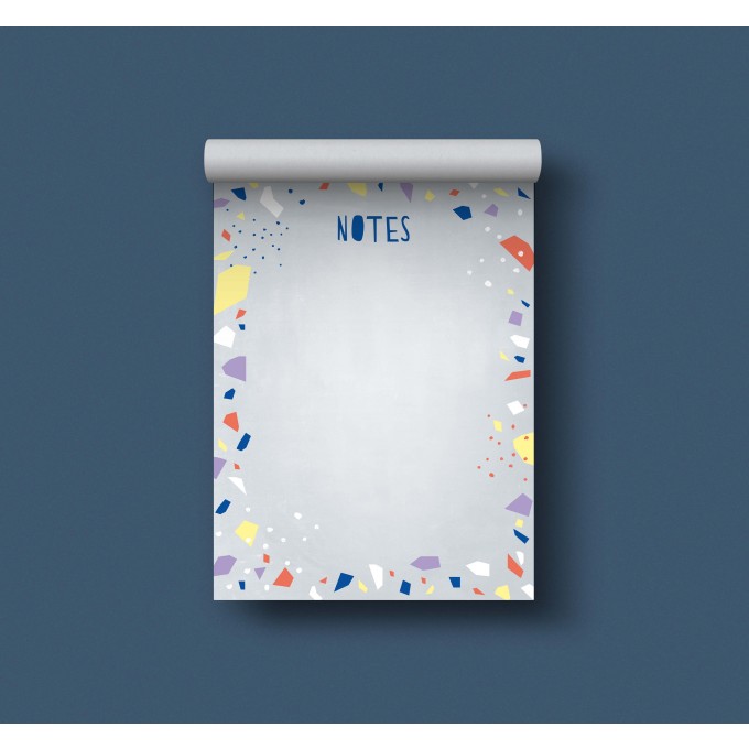 Designfräulein // Notizblock DIN A6 // Terrazzo Notes
