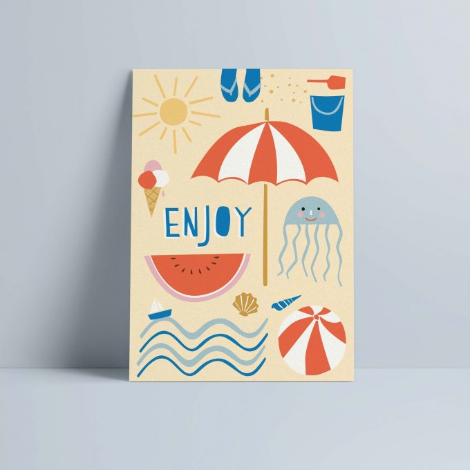 Designfräulein // Postkarte // Sommer