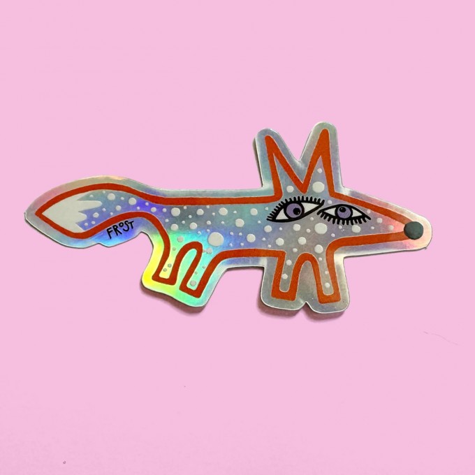 Sticker FROSTFUCHS (limited) von DV×NG TH×NGS