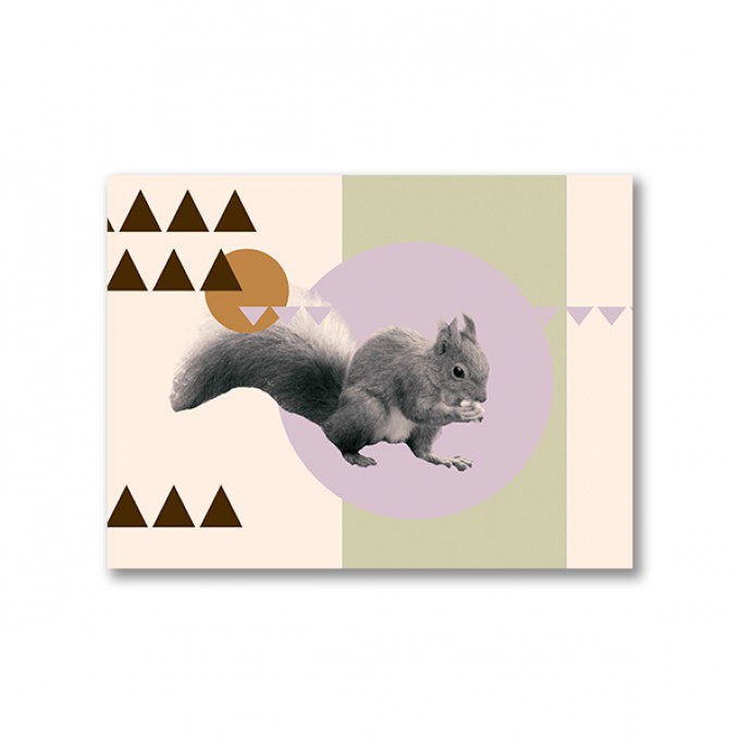 ZEITLOOPS "Eichhörnchen", Fineartprint, 45x60cm